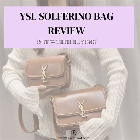 YSL Solferino Review. Is This Saint Laurent Bag Truly A  